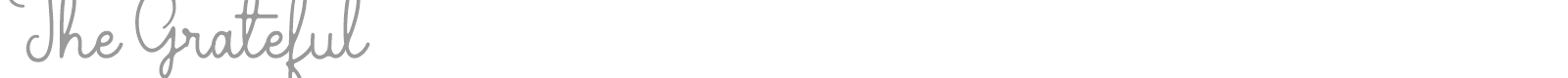 The Grateful font preview